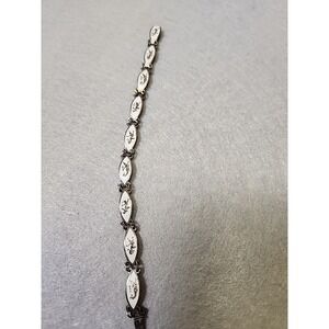 VINTAGE THAI DANCERS STERLING SILVER BRACELET SIGNED STERLING MADE IN SIAM